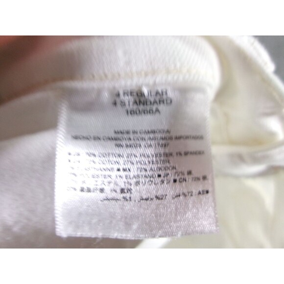 Old Navy Shorts Womens 4 SweetHeart White Denim Cuffed Stretch Bright White - Picture 9 of 13